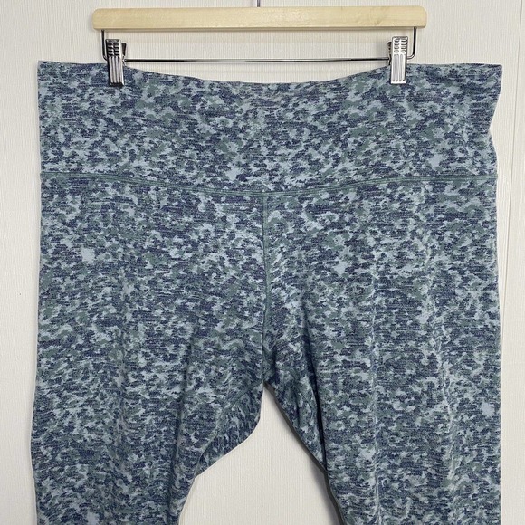 ATHLETA Elation Textured 7/8 Tight Legging Women’s Blue Size 3X. - Picture 2 of 13